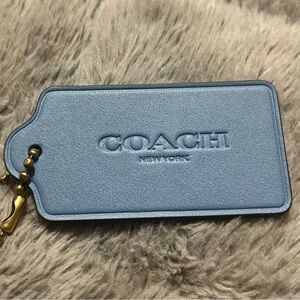 Coach Blue Replacement Hangtag Tea Rose Gold